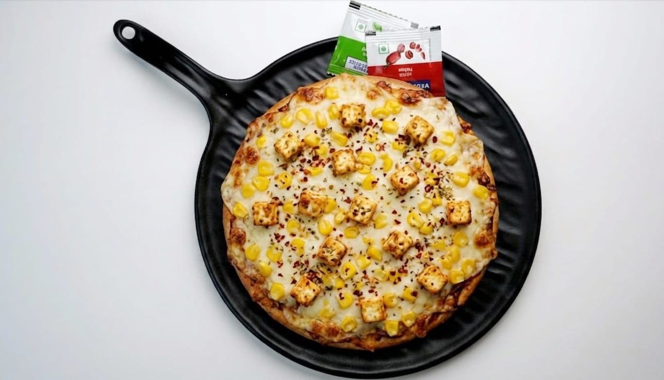 Corn Paneer Cheese Pizza